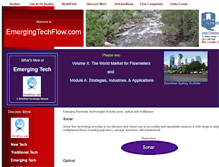 Tablet Screenshot of emergingtechflow.com